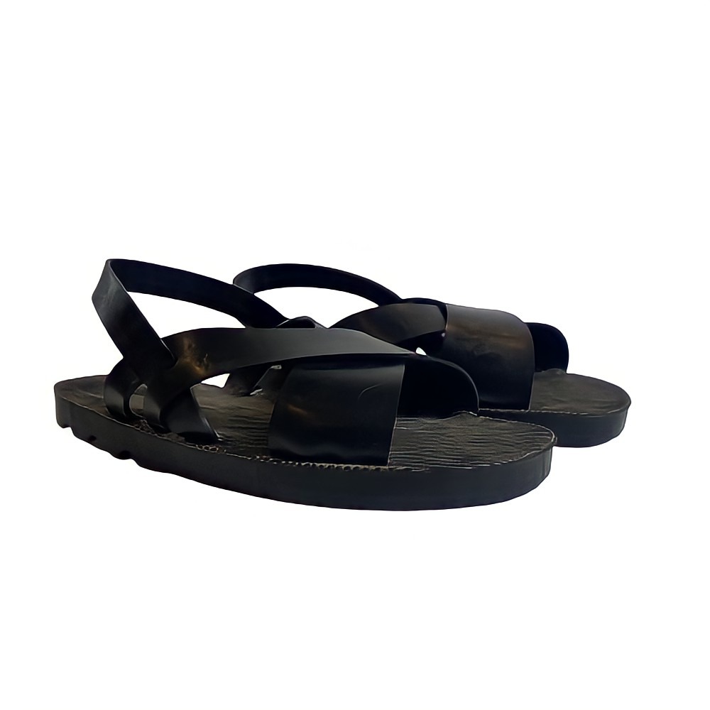 Vietnam Tire Sandals – Handmade Recycled Tire Heel‑Strap Sandals “1947 – Bac Ho Hau”