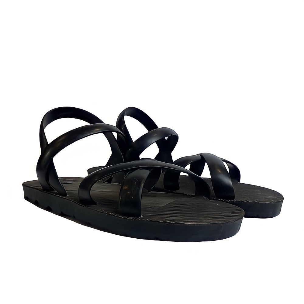 Vietnam Tire Sandals – Handmade Recycled Tire Multi‑Strap Sandals “1968 – Khe Sanh”