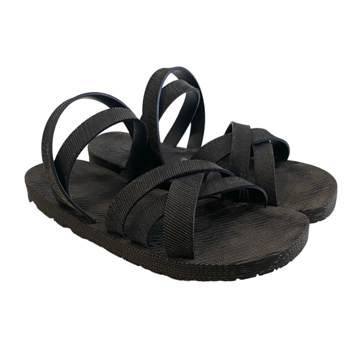 Vietnam Tire Sandals – Handmade Recycled Tire Multi‑Strap Sandals “5‑Quai Boeing”