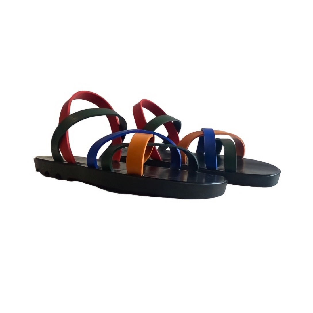 Vietnam Tire Sandals – Handmade Cross Strap Sandals from Recycled Tires NAQHSM006