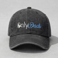 Product Only Dads Washed Dad Hat, Funny Parody Embroidered Cap, Dad Humor Meme Hat, Vintage Washed Baseball Cap For Men Women