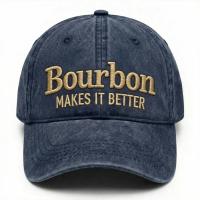 Product Bourbon Makes It Better Washed Hat