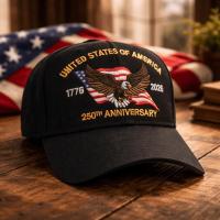 Product America’s 250th Anniversary Eagle Heritage Premium Embroidered Hat