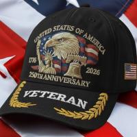 Product Patriotic Veteran Embroidered Hat