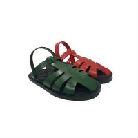 Product Vietnam Tire Sandals – Handmade Two-Tone Cage Sandals from Recycled Tires XD